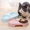 Pet Double Bowls; Food And Water Bowls; Pet Feeding Bowl For Indoor Dog Assorted Varieties