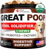 Great Poop Treats for Dogs Gut Health Chews for Dogs Probiotics and Digestive Enzymes