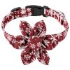 Sunflower Christmas Pet Bandana With Adjustable Buckle For Dogs And Cats