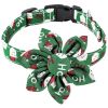 Sunflower Christmas Pet Bandana With Adjustable Buckle For Dogs And Cats