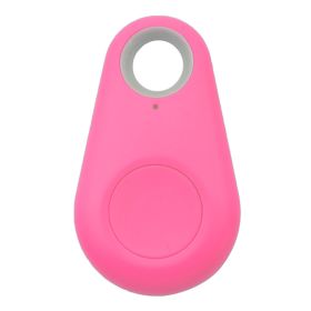 1pc Smart Mini GPS Finder BT Tracer Pet Kids GPS Locator Tag Alarm Wallet Key Tracker (Color: Pink, size: one-size)