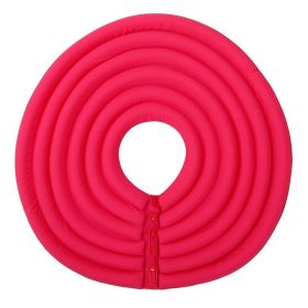 Dog Recovery Collar 8 Colors Pet Neck Cone Adjustable Easy Clean Puppy  Surgery Recovery Collar Anti-bite Cone (Color: Rose Red, size: S)