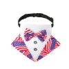 Wedding suit dog collar pet saliva towel dog wedding triangle scarf