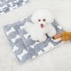 1pc Pet Bed Mat; Thickened  Dog Sleeping Pad; Warm Double-sided Blanket Kennel