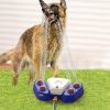 Summer Dog Water Play Sprinkler; Outdoor Pet Bath Toy; Dogs Drinking Fountains For Garden