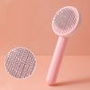 1pc Pet Grooming Brush Hair Removal Comb With Stainless Steel Teeth; Dematting Brush For Dogs & Cats