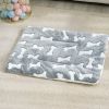 1pc Pet Bed Mat; Thickened  Dog Sleeping Pad; Warm Double-sided Blanket Kennel