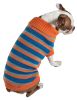 Heavy Cable Knit Striped Fashion Polo Dog Sweater