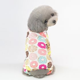 Pet Pajamas For Small & Medium Dogs; Cute Dog Pajamas Cat Jumpsuit; Pet Apparel; pet clothing (Color: Yellow duck, size: XXL)