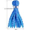 Plush Octopus Soft Dog Stuffed For Dog Chew Toys Interactive Dog Supplies Fleece Dog Squeaky Toys