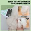 Dog Brush Pet Hair Remover Double Sided Open Knot Comb Dog Dematting Tool Deshedding Dog Brush - Double-Sided Pet Hair Remover For Cats & Dogs - Under