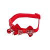 Bowknot Collars; Pet Collar With Bell & Buckle; Cute Pet Supplies For Decoration