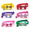 Bowknot Collars; Pet Collar With Bell & Buckle; Cute Pet Supplies For Decoration