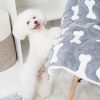 1pc Pet Bed Mat; Thickened  Dog Sleeping Pad; Warm Double-sided Blanket Kennel