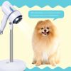 Hands Free Hair Dryer Holder; for men and pets; Hair Dryer Stand Holder; Adjustable Height; 360�� adjustable angle