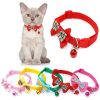 Bowknot Collars; Pet Collar With Bell & Buckle; Cute Pet Supplies For Decoration