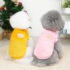 Pet Sweater For Small & Medium Dogs; Warm Dog Sweater With Bear Pattern; Plush Winter Pet Apparel