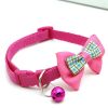 Bowknot Collars; Pet Collar With Bell & Buckle; Cute Pet Supplies For Decoration