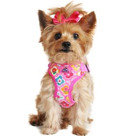 Wrap and Snap Choke Free Dog Harness (Color: Maui Pink, size: medium)